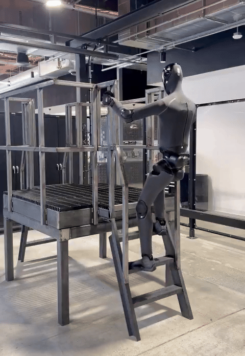 Figure 03 Humanoid Robot Climbs Ladder Autonomously